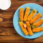 A plate of fish fingers