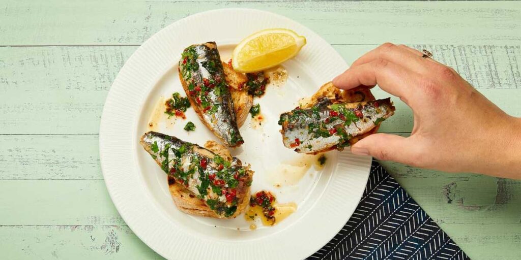 Sardines on toast