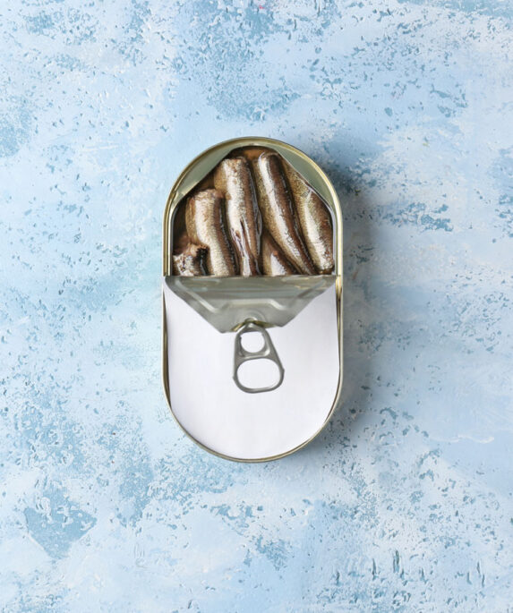 A tin of fish