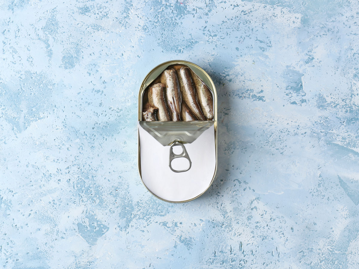 A tin of fish
