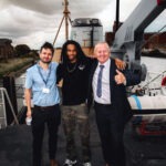 People aboard the Ross Tiger trawler